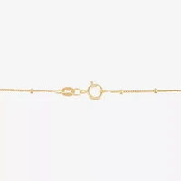 Gold Addiction Womens 10K Gold 16 Inch Curb Chain Necklace