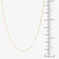 Gold Addiction Womens 10K Gold 16 Inch Curb Chain Necklace