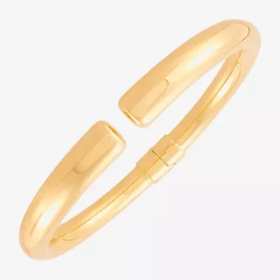 Silver Addiction Womens 14K Gold Over Silver Cuff Bracelet