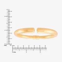 Silver Addiction Womens 14K Gold Over Silver Cuff Bracelet