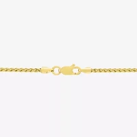 Made in Italy Womens 14K Gold Over Silver 18 Inch Wheat Chain Necklace