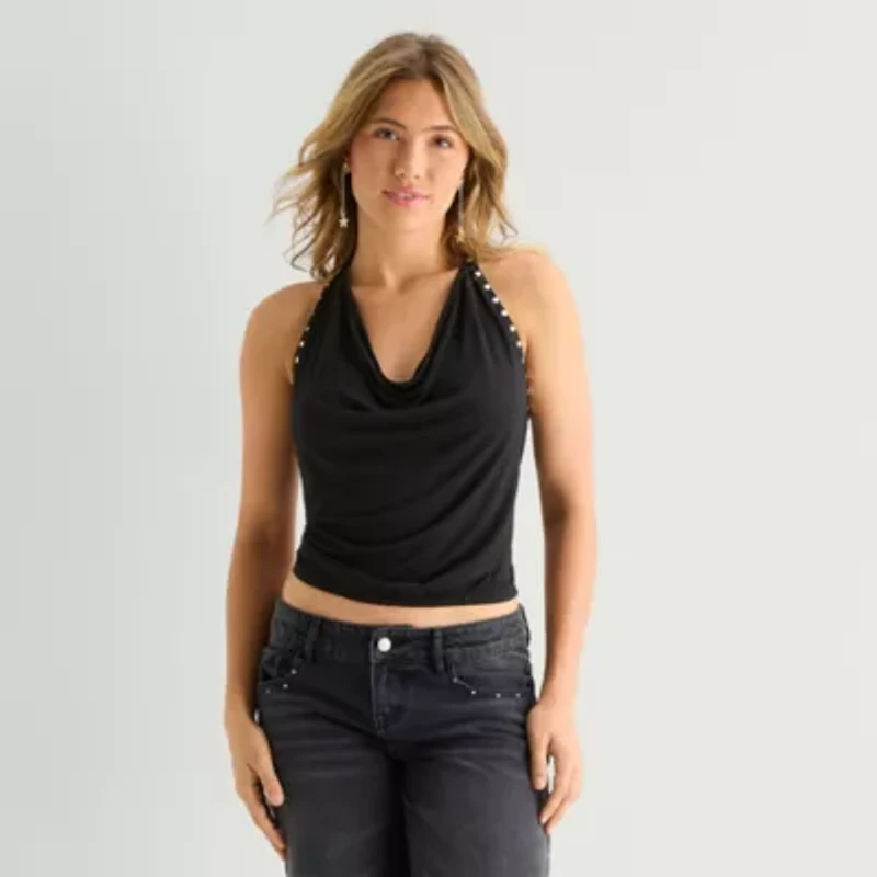 Forever 21 Womens Juniors Halter Neck Sleeveless Tank Top