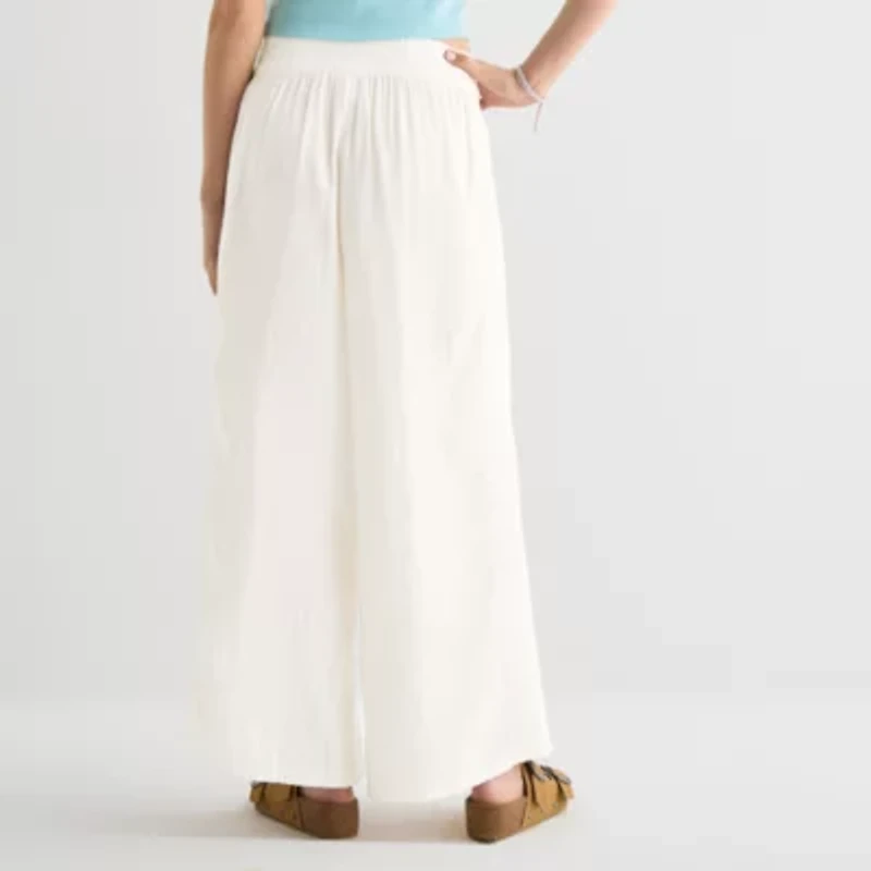 Arizona Womens Juniors Flare Pull-On Pant