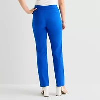 Liz Claiborne Lisa Womens Straight Pull-On Pant