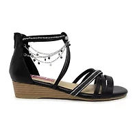 Pop Womens Darelia Wedge Sandals