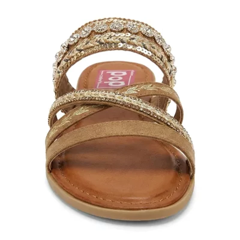 Pop Womens Jivanta Wedge Sandals