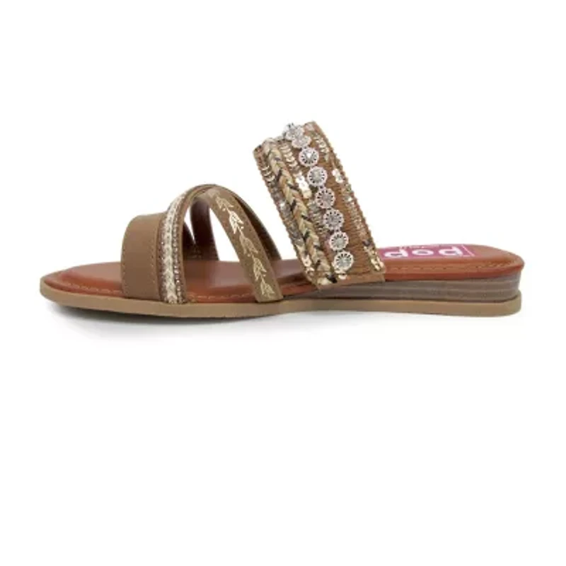 Pop Womens Jivanta Wedge Sandals