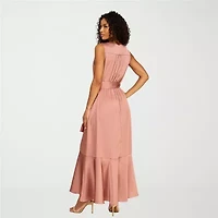 Premier Amour Womens Sleeveless Maxi Dress