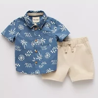 Little Stitch Baby Boys 2-pc. Short Set