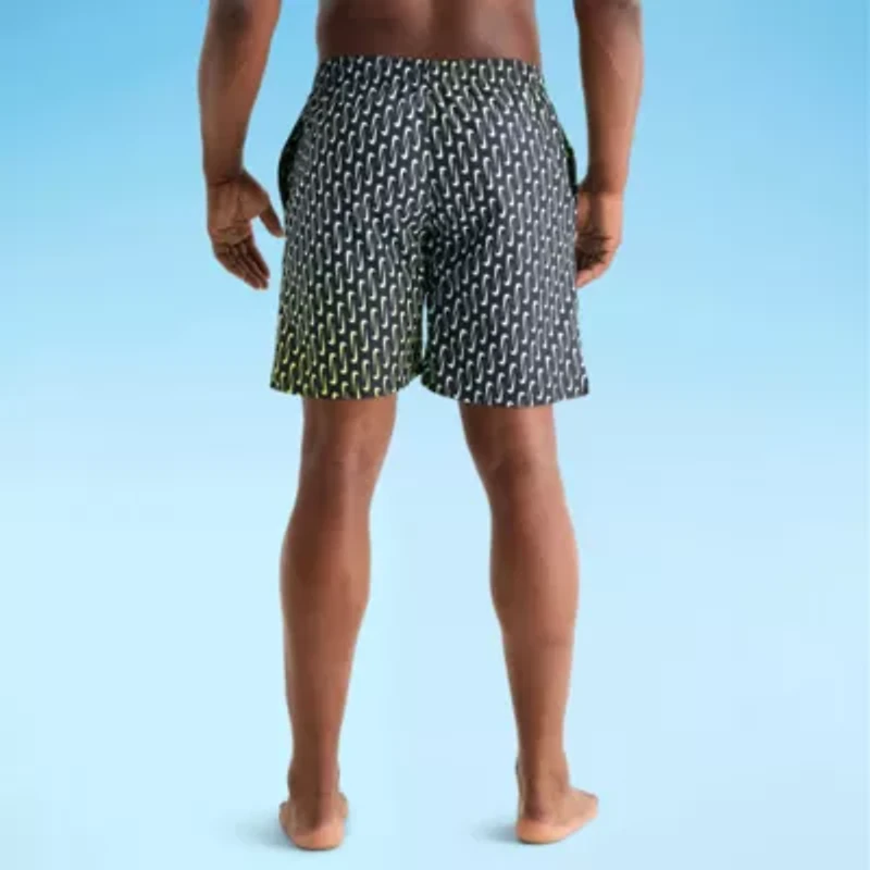 Nike Mens Big and Tall Drawstring Waist Logo Swim Trunks
