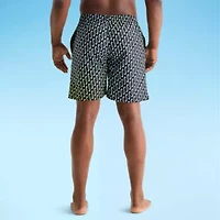 Nike Mens Big and Tall Drawstring Waist Logo Swim Trunks