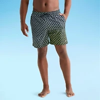 Nike Mens Big and Tall Drawstring Waist Logo Swim Trunks