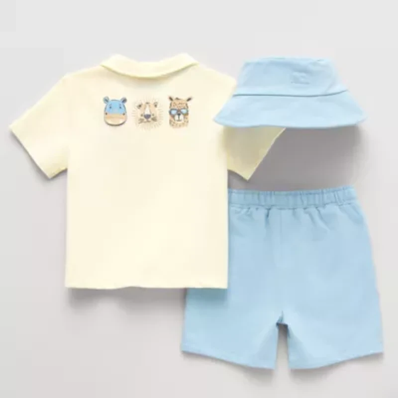 Little Stitch Toddler Boys 2-pc. Short Set