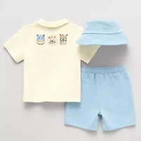 Little Stitch Toddler Boys 2-pc. Short Set