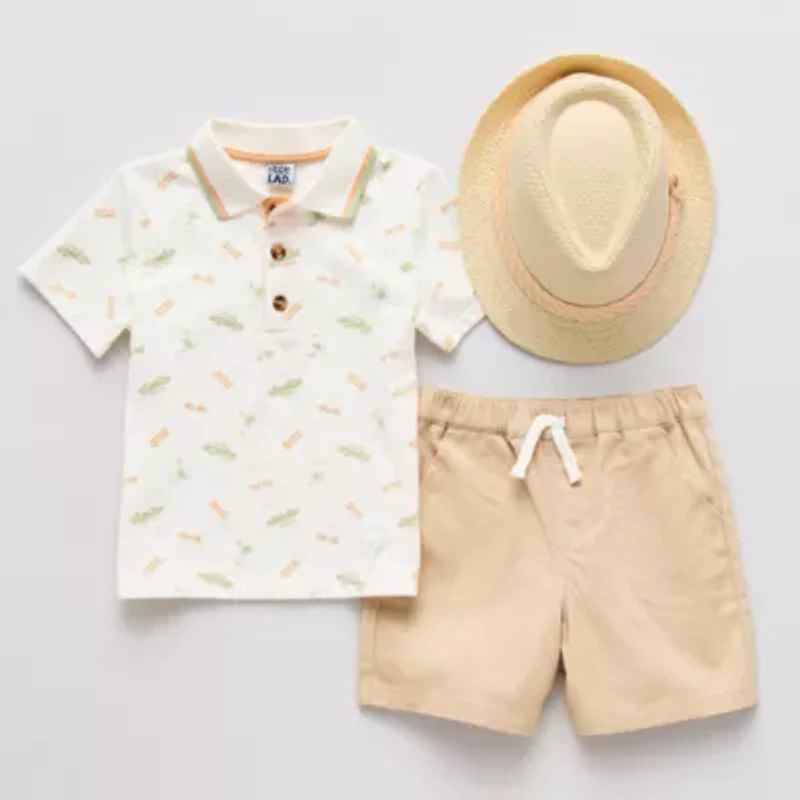Little Lad Toddler Boys 2-pc. Short Set