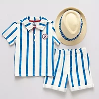 Little Lad Toddler Boys 3-pc. Short Set