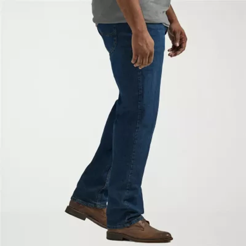 Lee Legendary Denim Big and Tall Mens Stretch Fabric Relaxed Fit Jeans