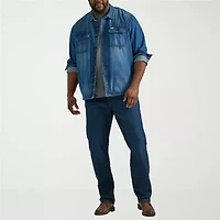 Lee Legendary Denim Big and Tall Mens Stretch Fabric Relaxed Fit Jeans