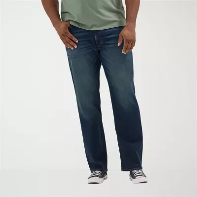 Lee Big and Tall Extreme Motion Relaxed Straight Leg Jeans