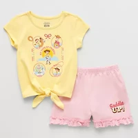 Disney Collection Little & Big Kid Girls Jessie Toy Story 2-pc. Short Set