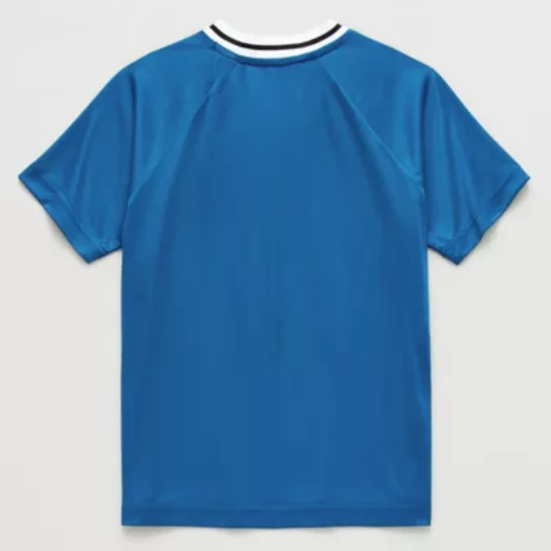 Disney Collection Little & Big Kid Boys V Neck Short Sleeve Regular Fit Spiderman Graphic T-Shirt