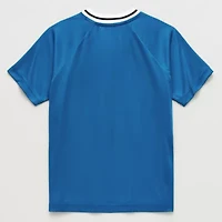 Disney Collection Little & Big Kid Boys V Neck Short Sleeve Regular Fit Spiderman Graphic T-Shirt