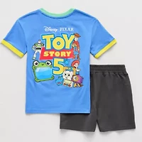 Disney Collection Little & Big Kid Boys Toy Story 2-pc. Short Set