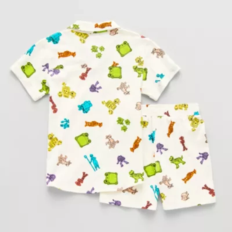 Disney Collection Little & Big Kid Boys T.O.T.S. 2-pc. Short Set