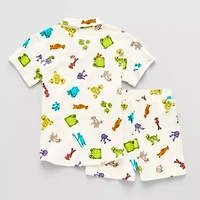Disney Collection Little & Big Kid Boys T.O.T.S. 2-pc. Short Set