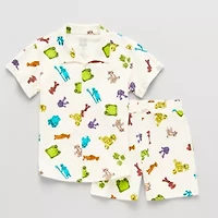 Disney Collection Little & Big Kid Boys T.O.T.S. 2-pc. Short Set