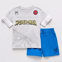 Disney Collection Little & Big Kid Boys Spiderman 2-pc. Short Set
