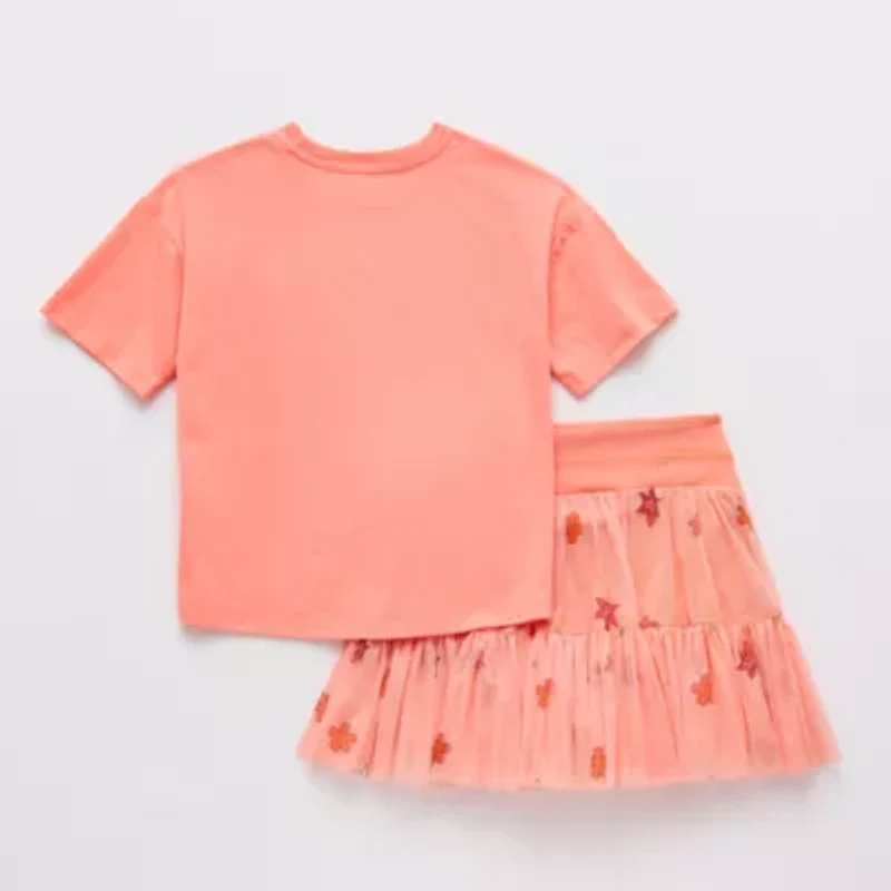 Disney Collection Little & Big Kid Girls 2-pc. Princess Moana Skirt Set