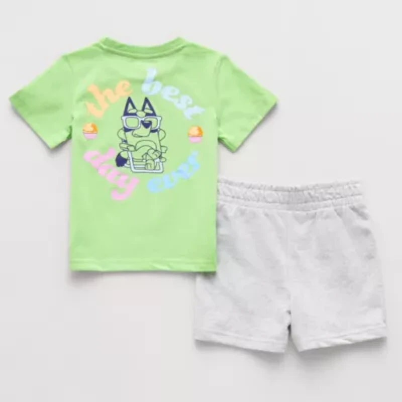 Toddler Boys Bluey 2-pc. Short Set