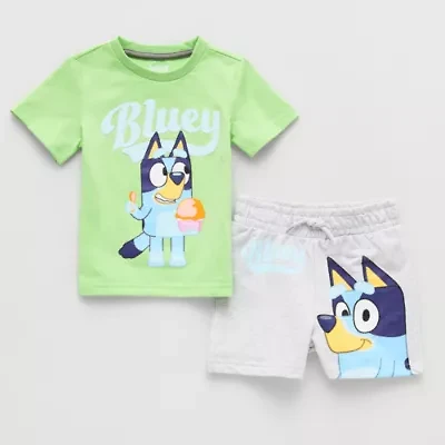 Toddler Boys Bluey 2-pc. Short Set