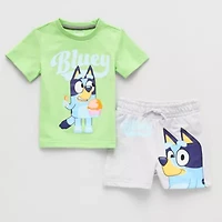 Toddler Boys Bluey 2-pc. Short Set