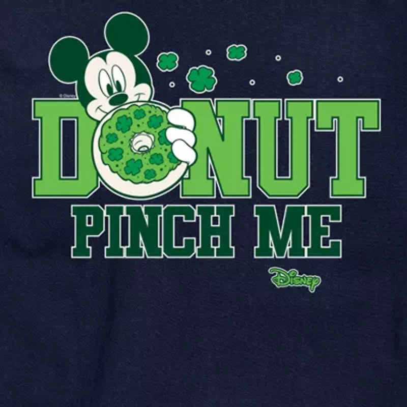 Novelty Mens Crew Neck Short Sleeve Regular Fit Mickey Mouse Graphic T-Shirt