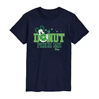 Novelty Mens Crew Neck Short Sleeve Regular Fit Mickey Mouse Graphic T-Shirt