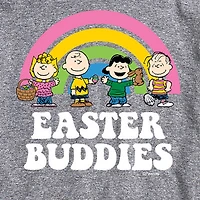 Novelty Mens Crew Neck Short Sleeve Peanuts Graphic T-Shirt