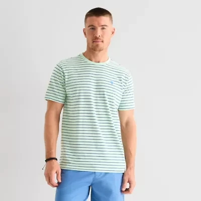 U.S. Polo Assn. Stretch Mens Crew Neck Short Sleeve T-Shirt