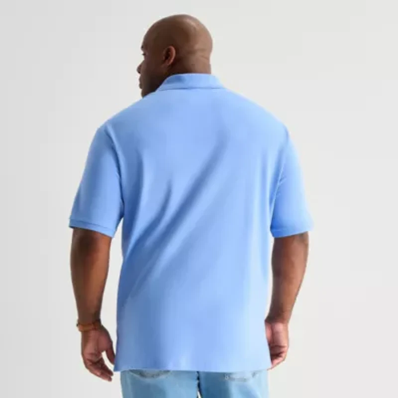 U.S. Polo Assn. Interlock Big and Tall Mens Classic Fit Short Sleeve Shirt