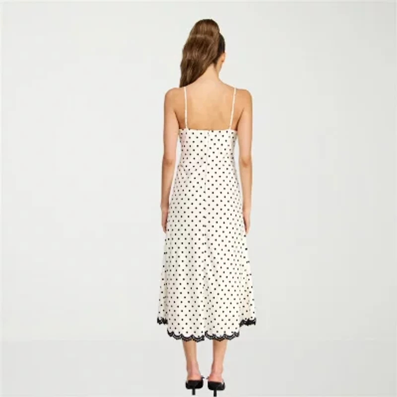 belle vie Womens Sleeveless Slip Dress