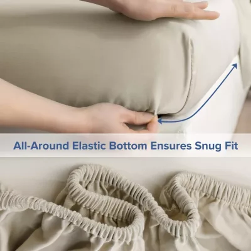 Awesome Home™ Rayon from Bamboo Viscose 500tc Temperature Regulating Sheet Set