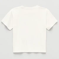 Okie Dokie Toddler & Little Girls Crew Neck Short Sleeve Regular Fit Graphic T-Shirt