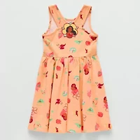 Disney Collection Little & Big Kid Girls Sleeveless Princess Moana A-Line Dress