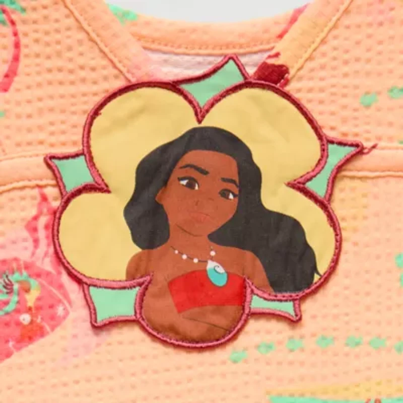 Disney Collection Little & Big Kid Girls Sleeveless Princess Moana A-Line Dress