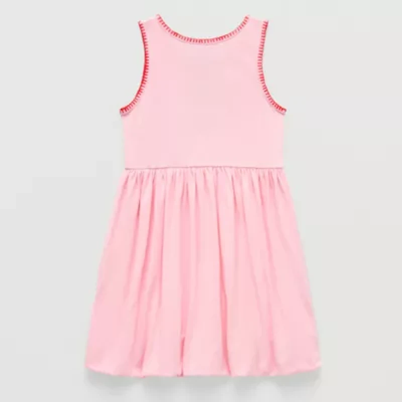 Disney Collection Little & Big Kid Girls Sleeveless Jessie Toy Story A-Line Dress