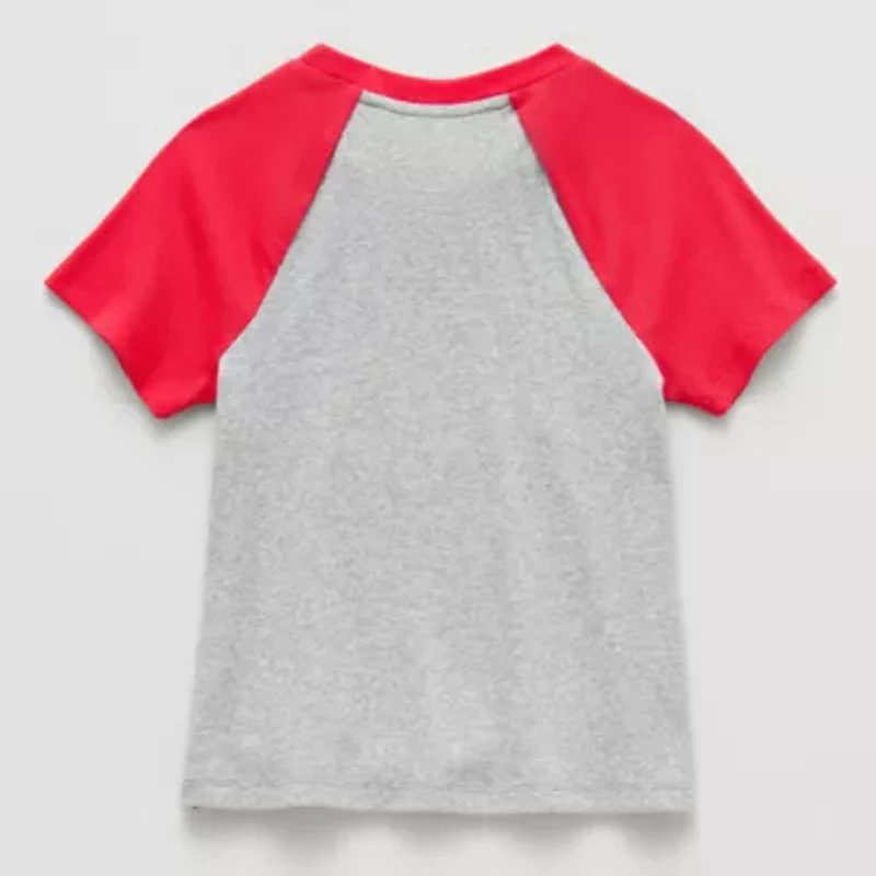 Thereabouts Little & Big Kid Girls Round Neck Short Sleeve T-Shirt