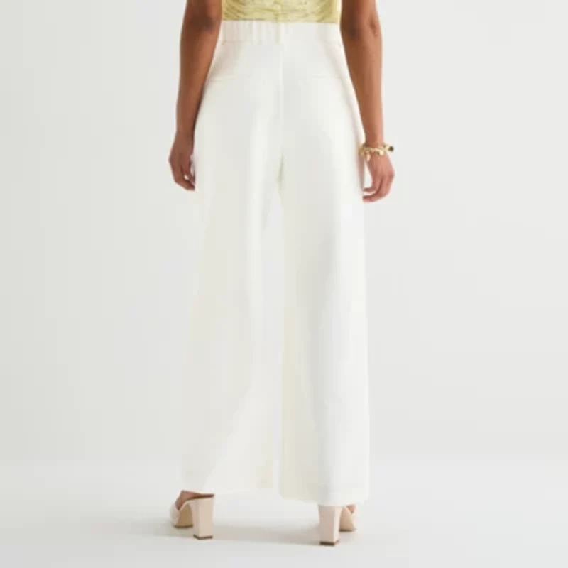 by&by Womens Juniors Wide Leg Trouser