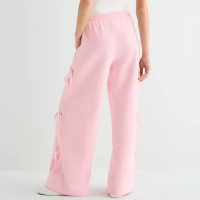 Forever 21 Womens Juniors Wide Leg Pull-On Pant