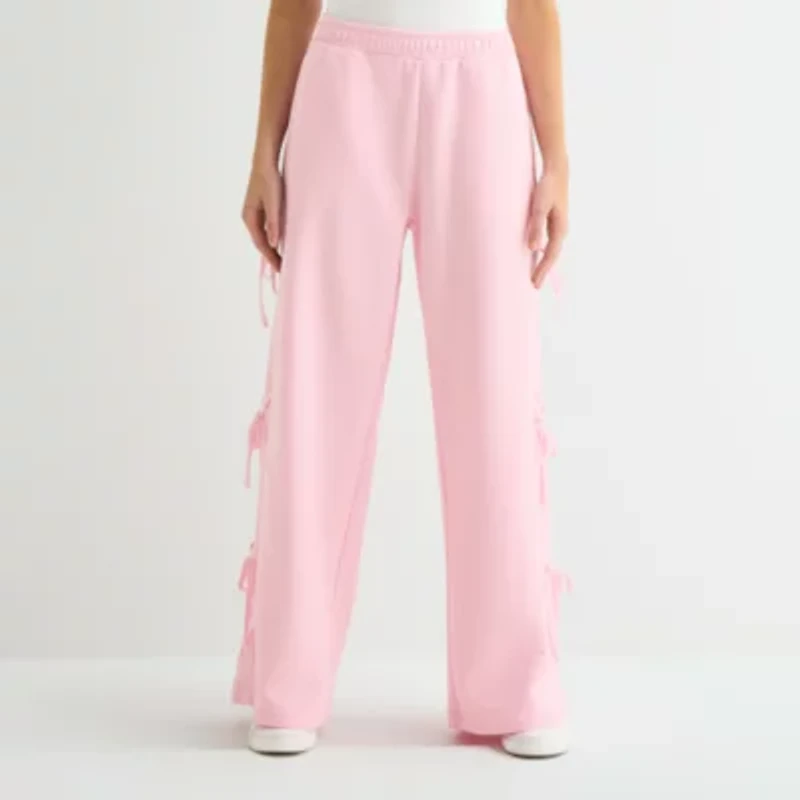 Forever 21 Womens Juniors Wide Leg Pull-On Pant
